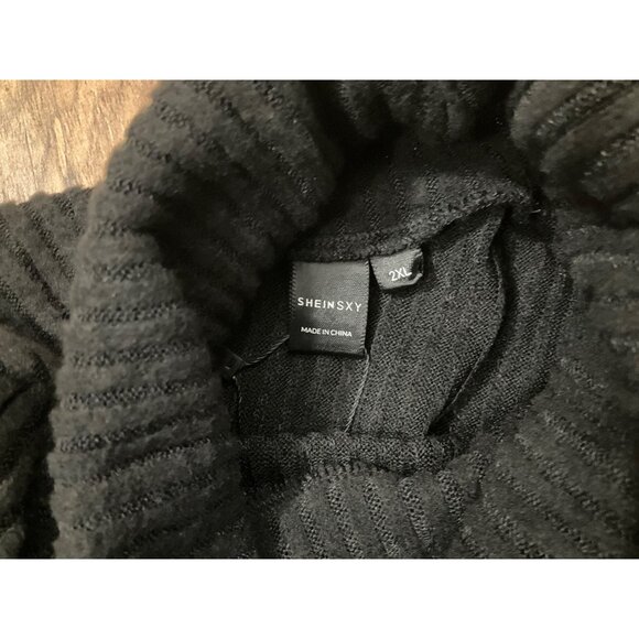 NWT SHEIN SXY Turtle Neck Ribbed Knit Top Casual Vest Size: 2XL - Picture 8 of 10